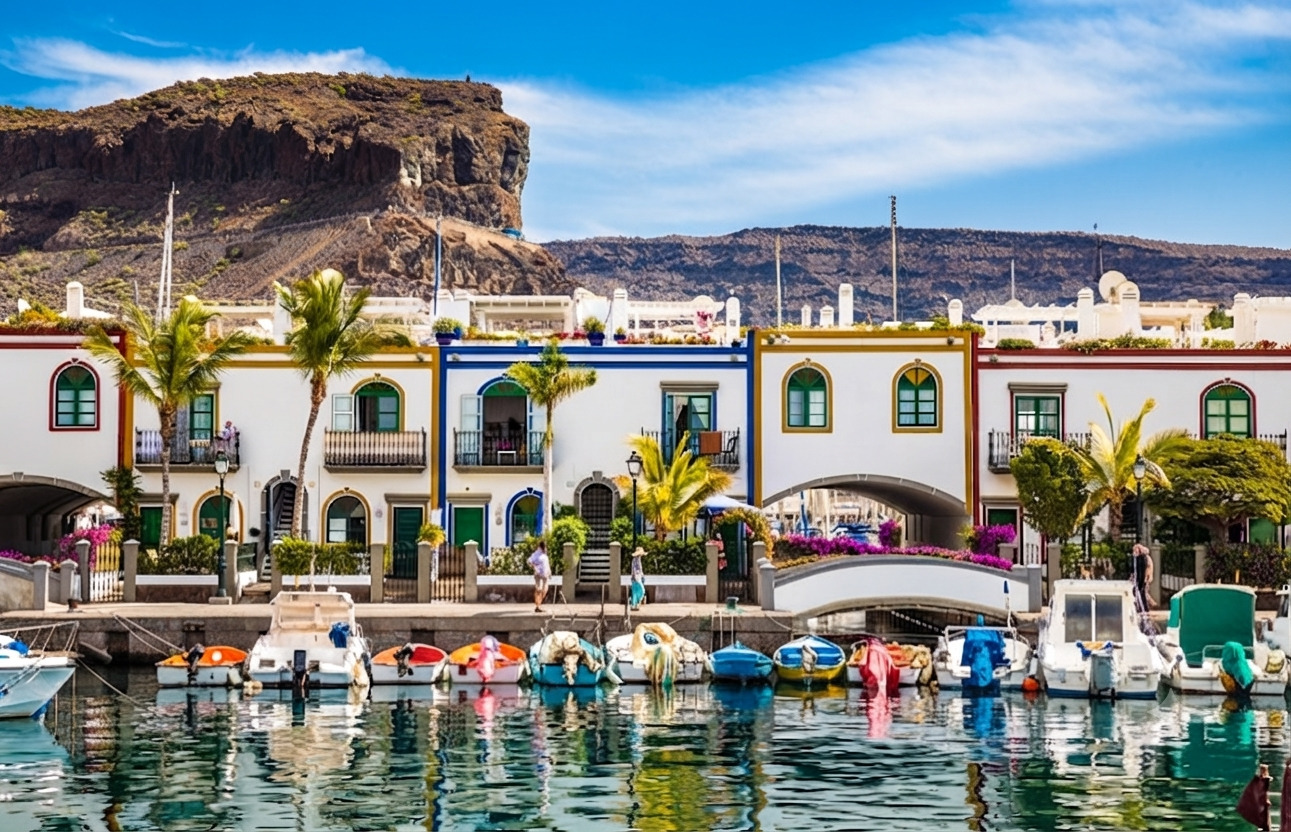 Visita al Puerto de Mogán y su mercado